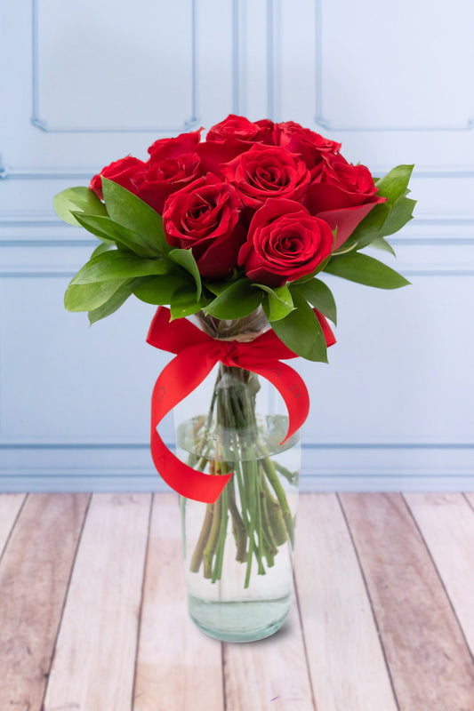 12 Rosas Rojas SV - Flores