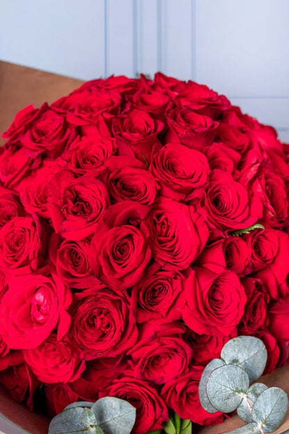 Ramo Buchón - 50 Rosas Rojas
